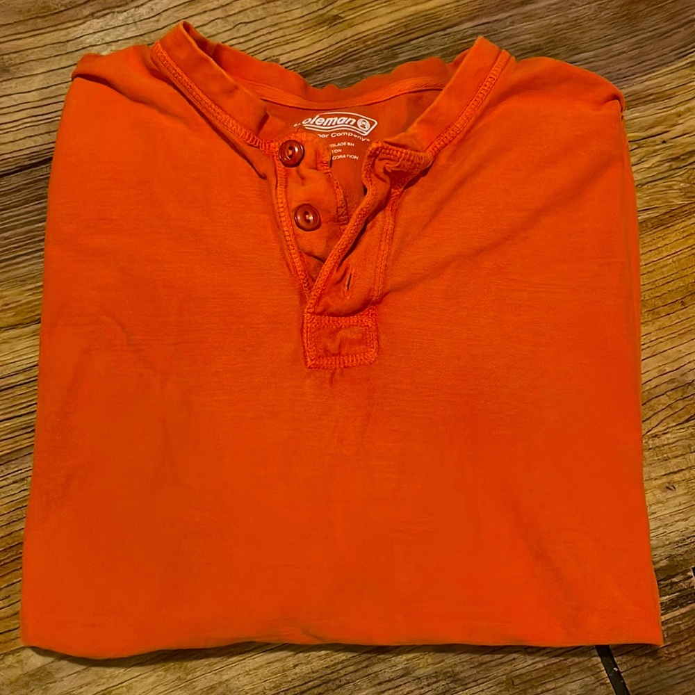 Orange Henley
